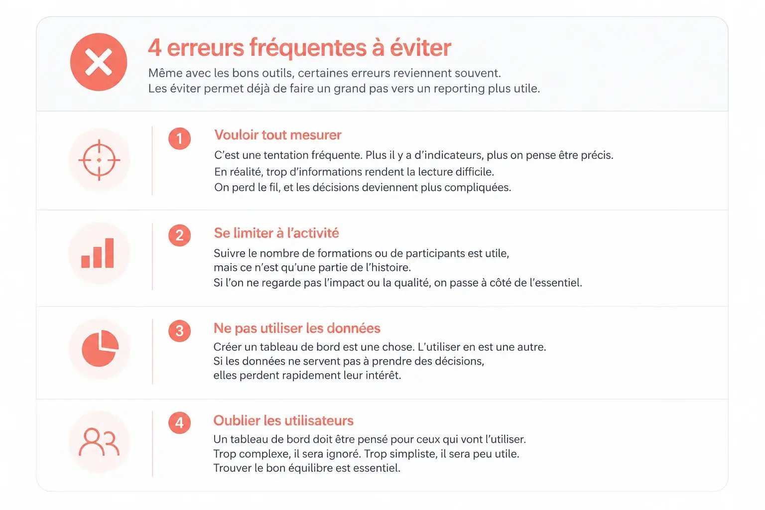 4 erreurs fréquentes à éviter