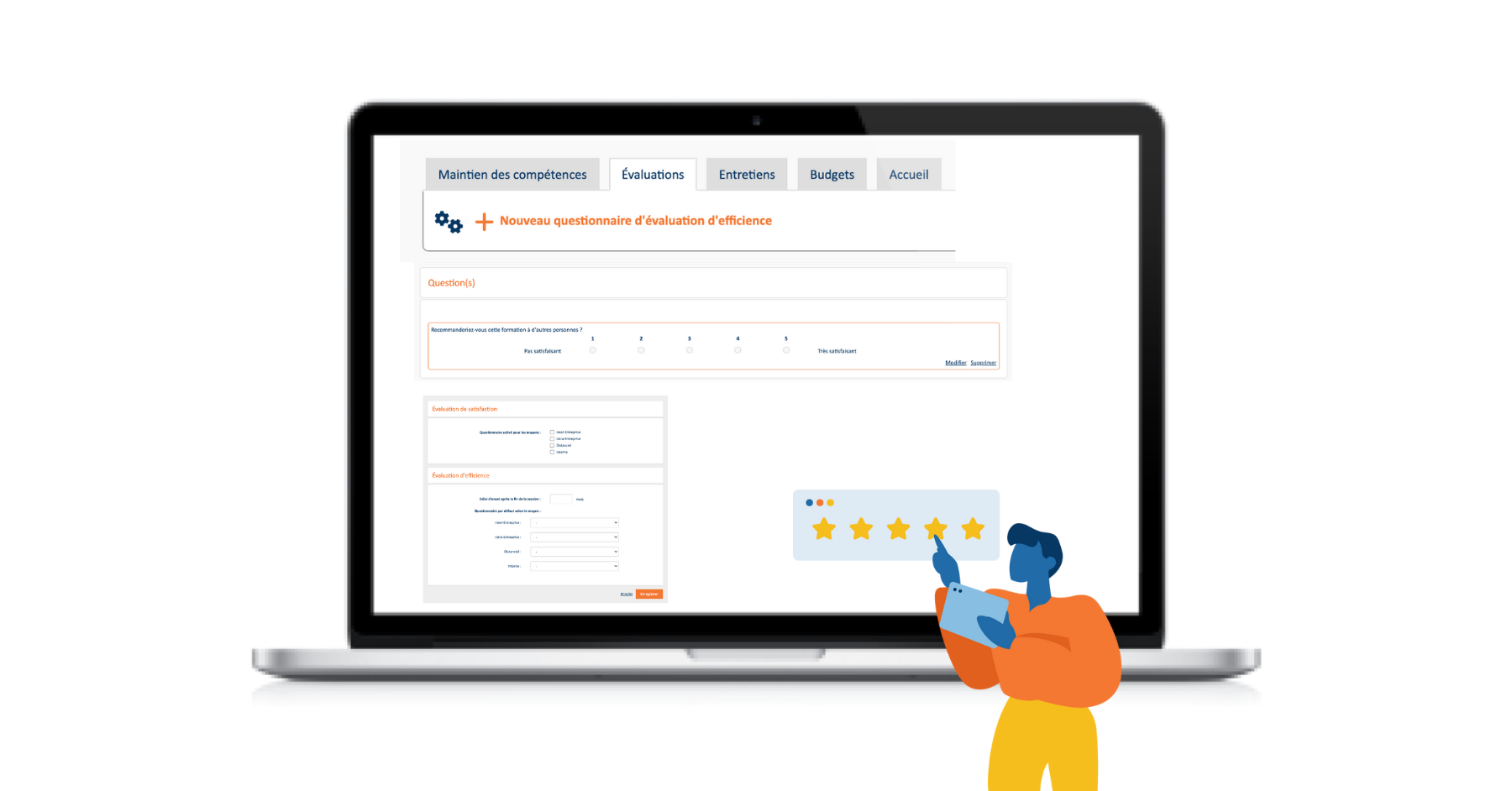 Evaluation de la formation a chaud et a froid