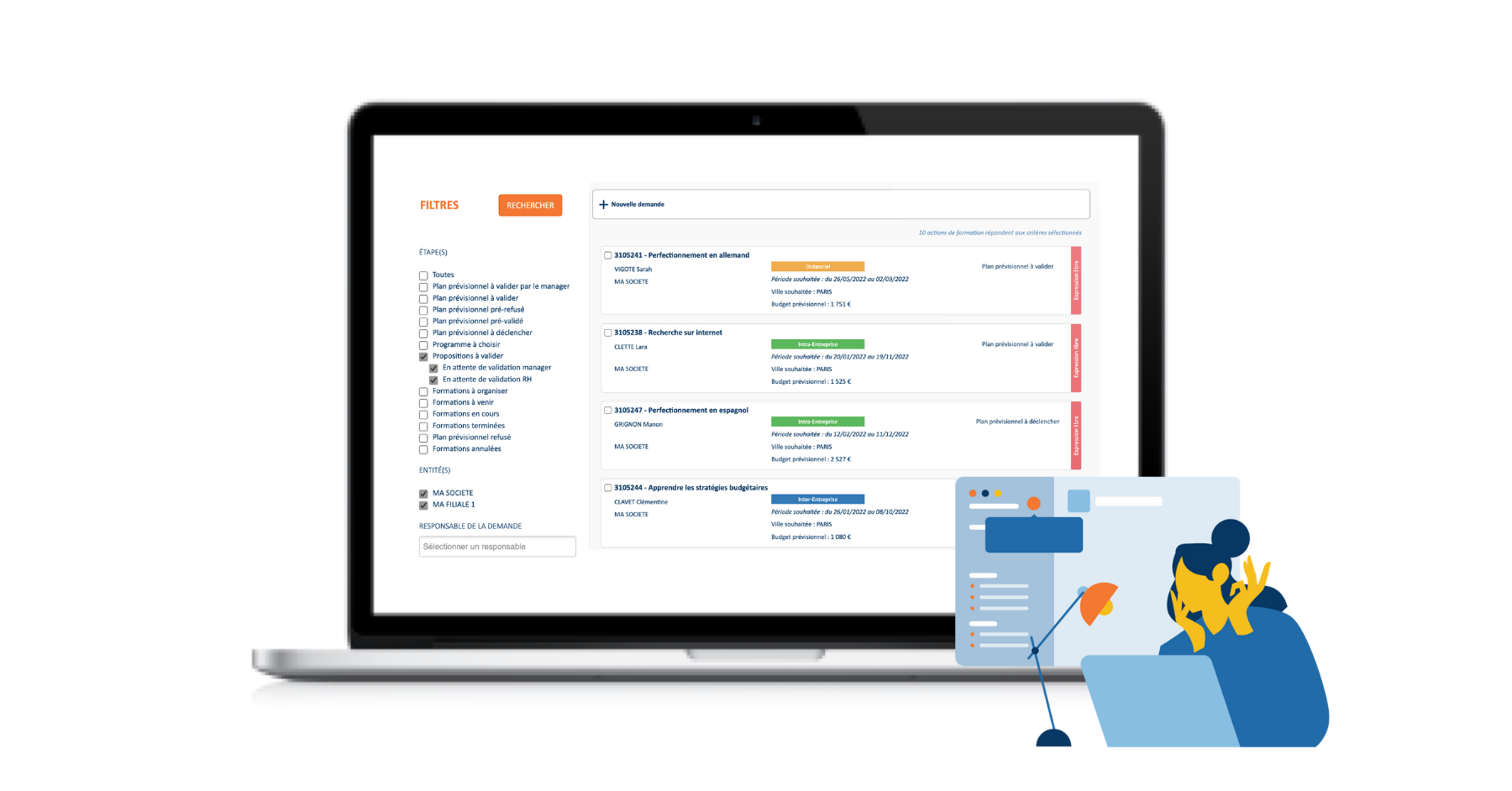 Gestion du plan de developpement des competences